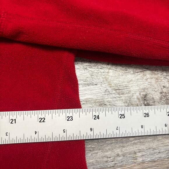 Eddie Bauer First Ascent Red Gray Men XL 1/4 Zip Pullover Fleece Jacket Gorpcore - Picture 6 of 9